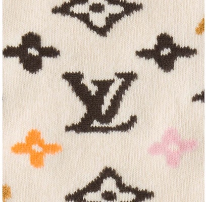 Louis Vuitton by Tyler, the Creator Monogram Craggy Socks Beige Lookbook Louis Vuitton by Tyler, the Creator Monogram Craggy Socks Beige