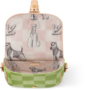 ルイ・ヴィトン x タイラー・ザ・クリエイター モンソリス メッセンジャー 緑ダミエ ゴルフ Lookbook ルイ・ヴィトン x タイラー・ザ・クリエイター モンソリス メッセンジャー 緑ダミエ ゴルフ