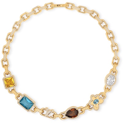 Louis Vuitton by Tyler, the Creator Paradise Stone Necklace Gold-color Buy Louis Vuitton by Tyler, the Creator Paradise Stone Necklace Gold-color