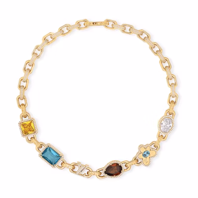 Louis Vuitton by Tyler, the Creator Paradise Stone Necklace Gold-color