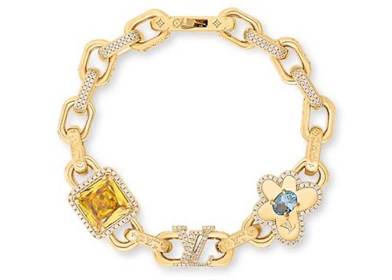 Louis Vuitton by Tyler, the Creator Paradise Stone Bracelet Gold-color