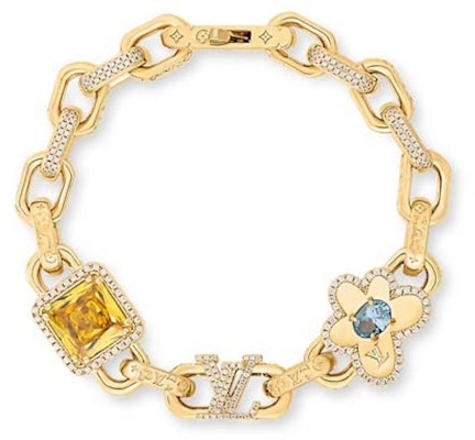 Louis Vuitton by Tyler, the Creator Paradise Stone Bracelet Gold-color Buy Louis Vuitton by Tyler, the Creator Paradise Stone Bracelet Gold-color