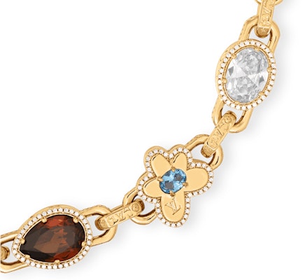 Louis Vuitton by Tyler, the Creator Paradise Stone Necklace Gold-color Order Louis Vuitton by Tyler, the Creator Paradise Stone Necklace Gold-color