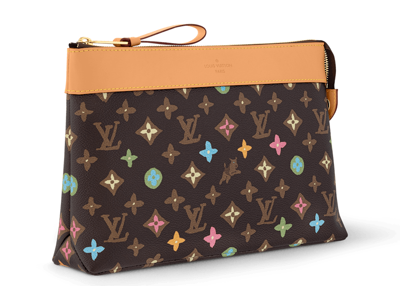 Order 路易威登 x Tyler, the Creator Pochette Voyage Souple 巧克力岩紋Monogram。