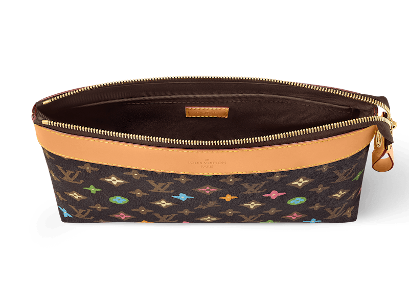 Lookbook 路易威登 x Tyler, the Creator Pochette Voyage Souple 巧克力岩紋Monogram。