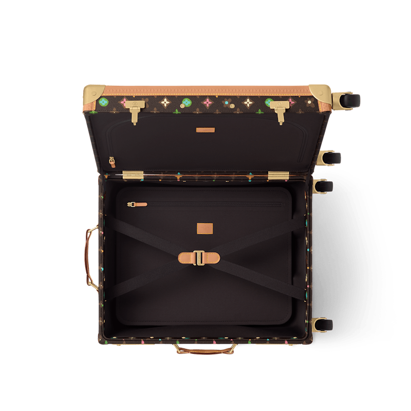 Lookbook 路易威登 x Tyler, the Creator 滾動行李箱 - 巧克力峻峭印花款