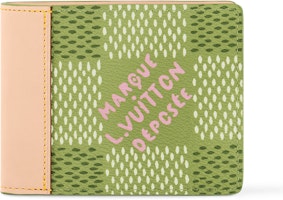 Louis Vuitton by Tyler, the Creator Slender Wallet Green Damier Golf Louis Vuitton by Tyler, the Creator Slender Wallet Green Damier Golf