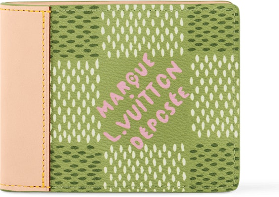 Louis Vuitton by Tyler, the Creator Slender Wallet Green Damier Golf Buy Louis Vuitton by Tyler, the Creator Slender Wallet Green Damier Golf