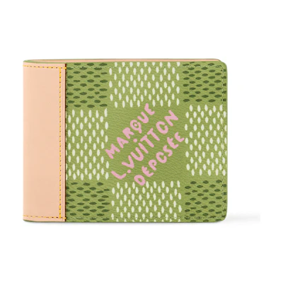 Louis Vuitton by Tyler, the Creator Slender Wallet Green Damier Golf