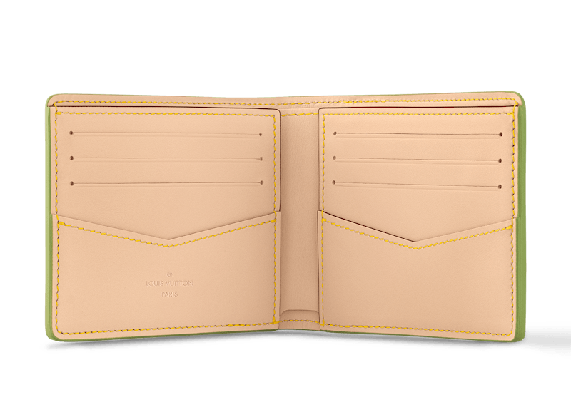 Lookbook 路易威登泰勒创造者绿色格子高尔夫超薄钱包