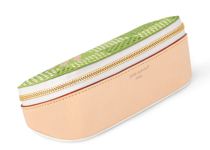 Order 泰勒创作者路易威登绿色Damier高尔夫太阳镜袋