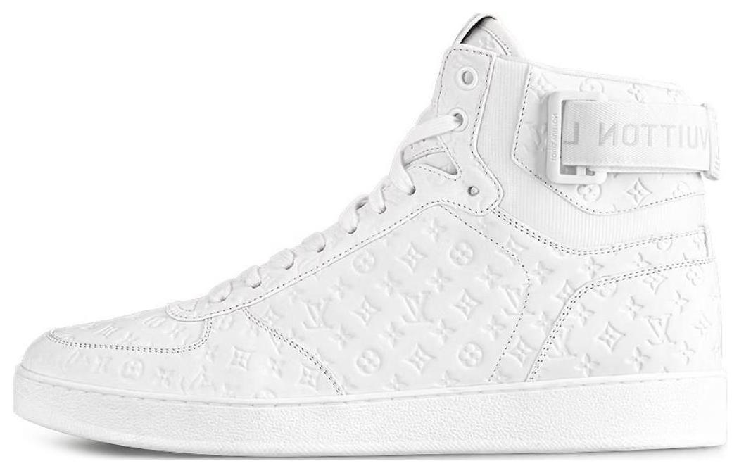 Louis Vuitton Calfskin High-Top Sneaker 'White' 1AC4V8