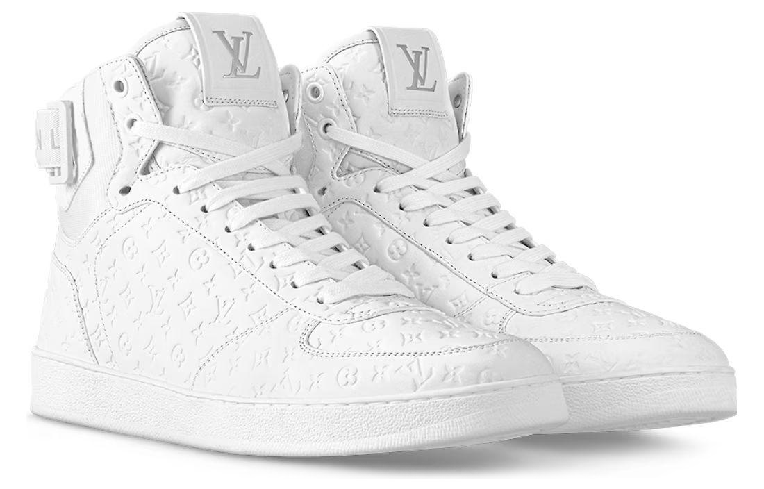 Lookbook Louis Vuitton Calfskin High-Top Sneaker 'White' 1AC4V8