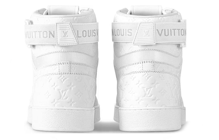 Purchase Louis Vuitton Calfskin High-Top Sneaker 'White' 1AC4V8