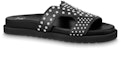 Lookbook Louis Vuitton Calfskin Slip-On Flat Sandal 'Black' 1ABMC8