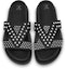 Shop Louis Vuitton Calfskin Slip-On Flat Sandal 'Black' 1ABMC8