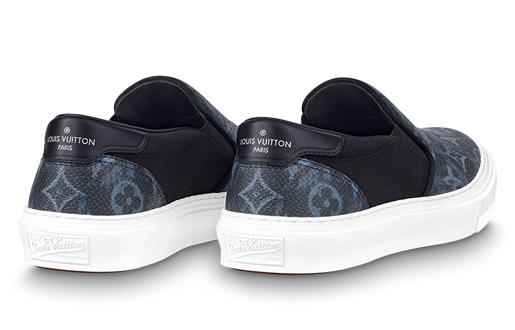 LV Canvas Slip-On 'Black Blue' 圖 4