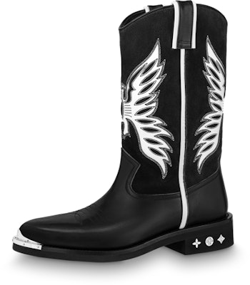 Louis Vuitton Canyon Boot Black White 1A992Y Novelship