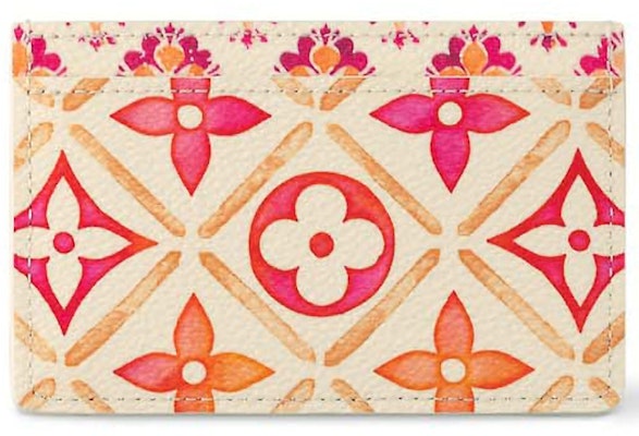 Louis Vuitton Card Holder Coral Lookbook Louis Vuitton Card Holder Coral