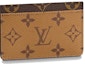 Buy 路易威登反转老花棕色卡包