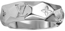 Lookbook Anillo de Metal Grabado Plata LOUIS VUITTON para Hombre M00334