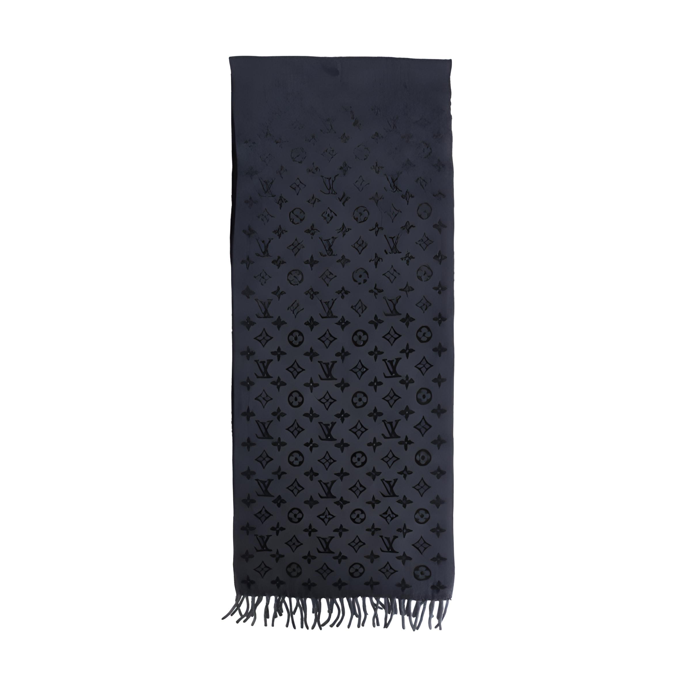 LOUIS VUITTON Cashmere Wool Scarf M71607