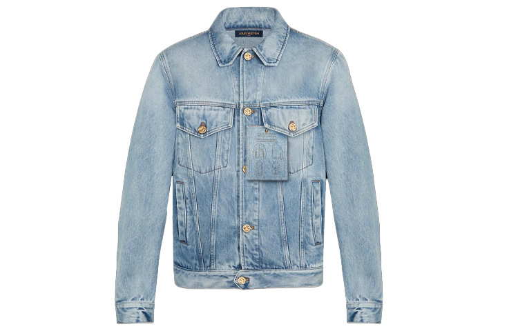 LOUIS VUITTON Casual Blue Denim Jacket 1A5D8M