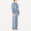 Purchase LOUIS VUITTON Jaket Denim Biru Kasual 1A5D8M