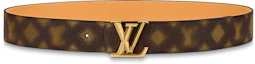 Buy LOUIS VUITTON Casual Comfort Logo Buckle Belt 4cm Wide M0579U