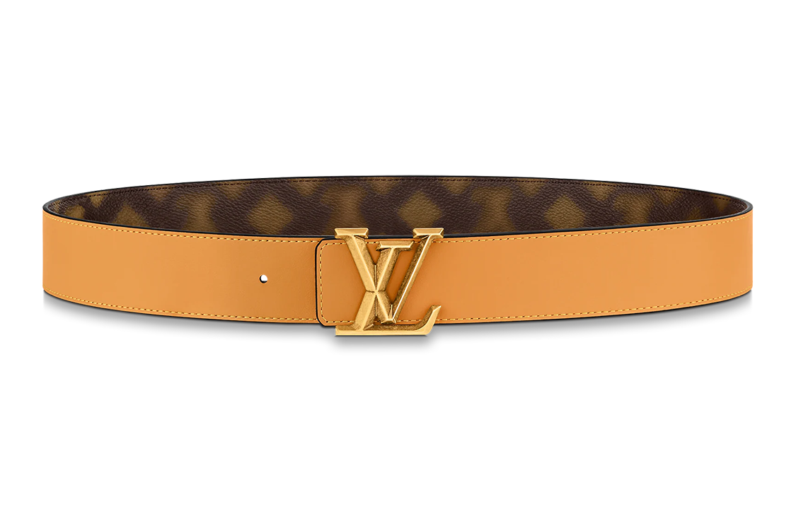 LOUIS VUITTON Casual Comfort Logo Buckle Belt 4cm Wide M0579U 圖 3