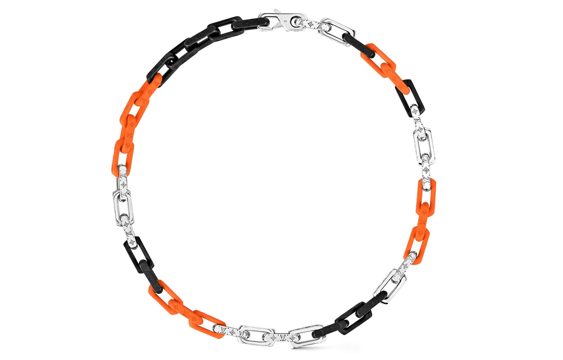 LOUIS VUITTON Casual Cuban Link Metal Necklace Unisex Couple Style. MP3142 圖 2