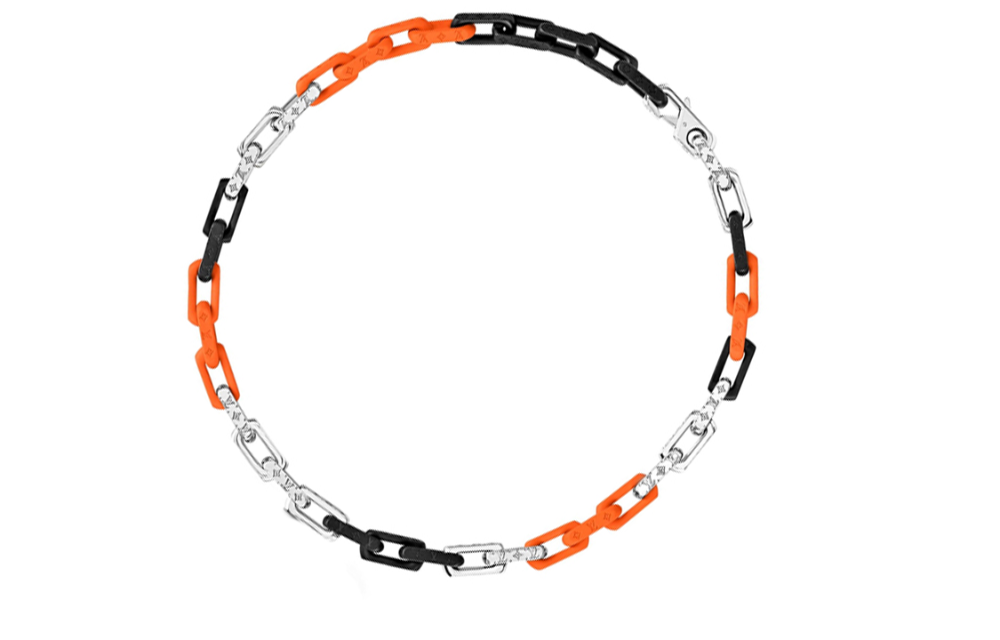 LOUIS VUITTON Casual Cuban Link Metal Necklace Unisex Couple Style. MP3142 圖 3