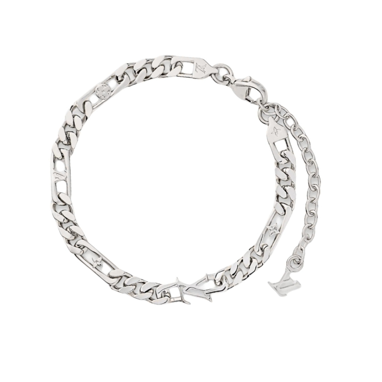 Lookbook 路易威登链条设计金属手链 银色 M1314A