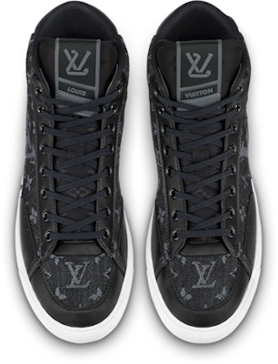 Louis Vuitton LV Charlie Sepatu Tinggi 'Black Monogram' 1AARCE Lookbook Louis Vuitton LV Charlie Sepatu Tinggi 'Black Monogram' 1AARCE