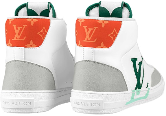 Sepatu Louis Vuitton LV Charlie Ankle 'Putih dengan Logo Hijau di Sisi' 1A9JM8 Shop Sepatu Louis Vuitton LV Charlie Ankle 'Putih dengan Logo Hijau di Sisi' 1A9JM8