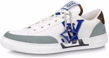 Louis Vuitton Charlie Sneakers 'White Green Blue' 1ABYVX Louis Vuitton Charlie Sneakers 'White Green Blue' 1ABYVX