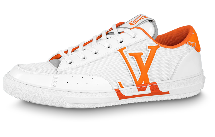 Louis Vuitton Charlie Sneaker 'White Orange' 1ABM1Q