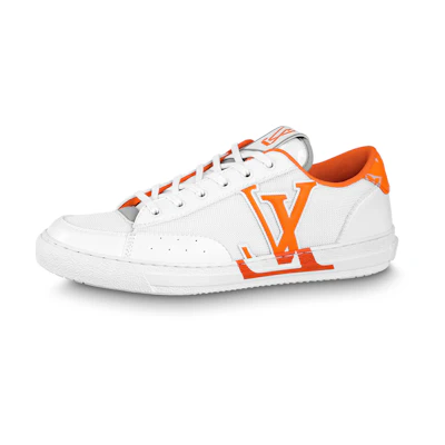 LV Charlie Sneaker 'White Orange'
