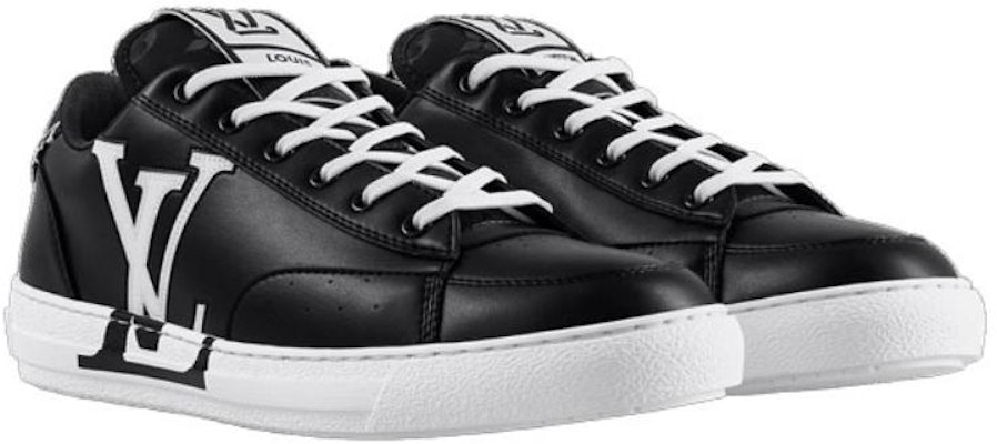 LOUIS VUITTON Charlie 皮革 低筒 時尚板鞋 男女通款 黑色 Lookbook LOUIS VUITTON Charlie 皮革 低筒 時尚板鞋 男女通款 黑色