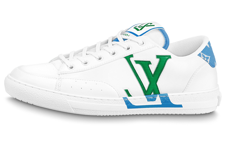 Louis Vuitton Charlie Sneakers 'White Blue Green' 1AA4BR