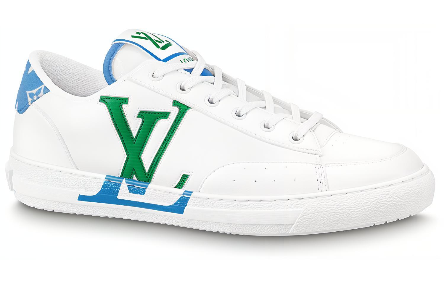Order Sneakers Louis Vuitton Charlie 'Putih Biru Hijau' 1AA4BR