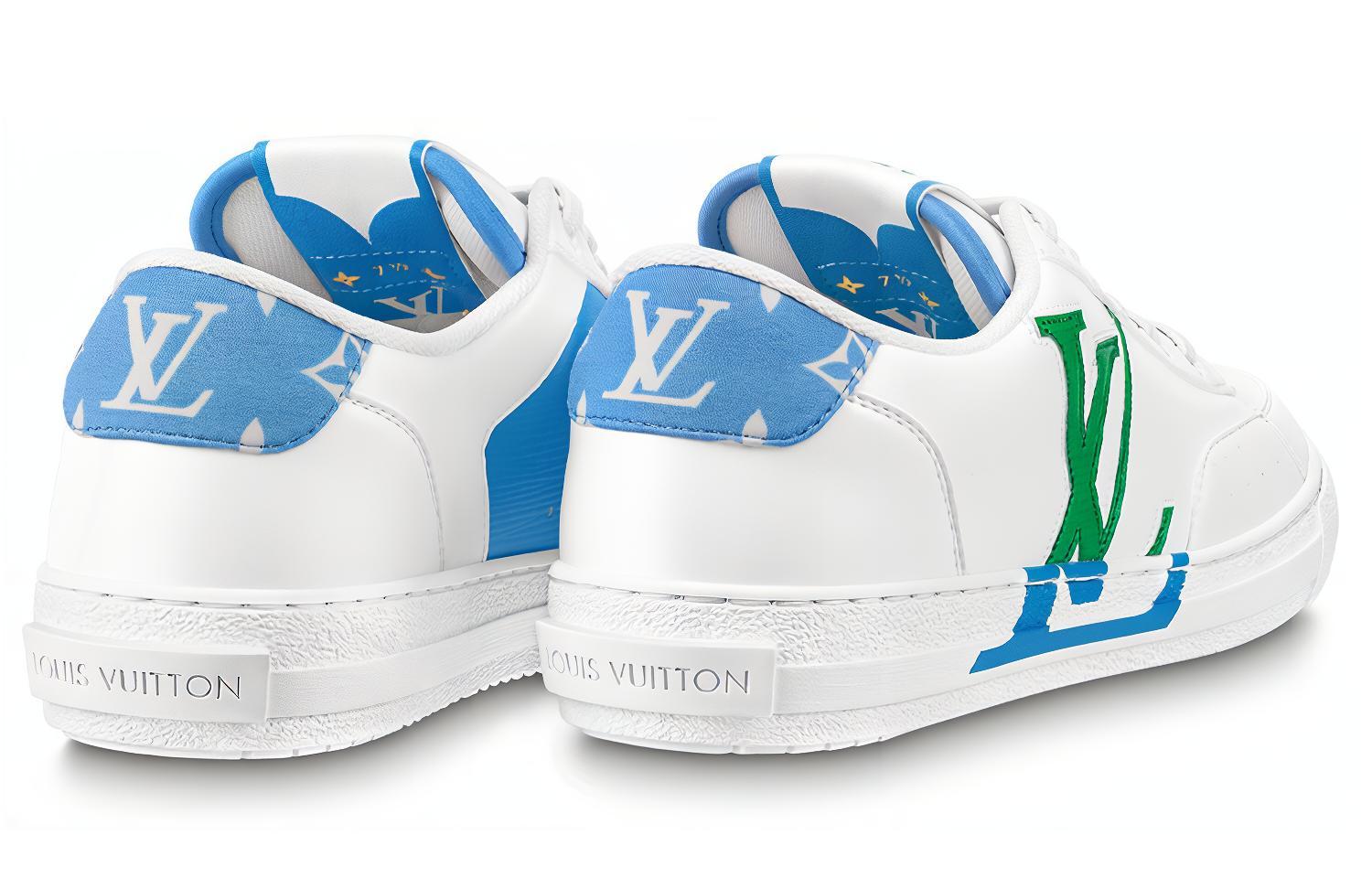 Lookbook Sneakers Louis Vuitton Charlie 'Putih Biru Hijau' 1AA4BR