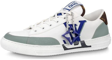 Louis Vuitton Charlie Sneakers 'White Green Blue' 1ABYVX Louis Vuitton Charlie Sneakers 'White Green Blue' 1ABYVX