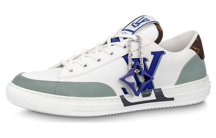 Louis Vuitton Charlie Sneakers 'White Green Blue' 1ABYVX