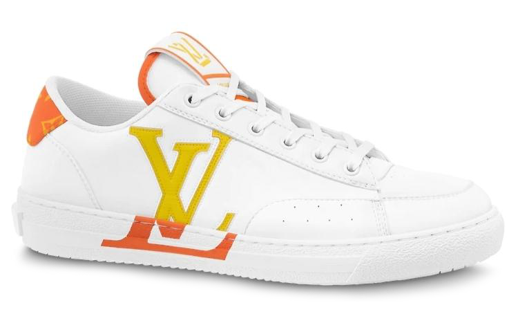 Order Louis Vuitton Charlie Sneakers 'Putih Oranye' 1AA4BA
