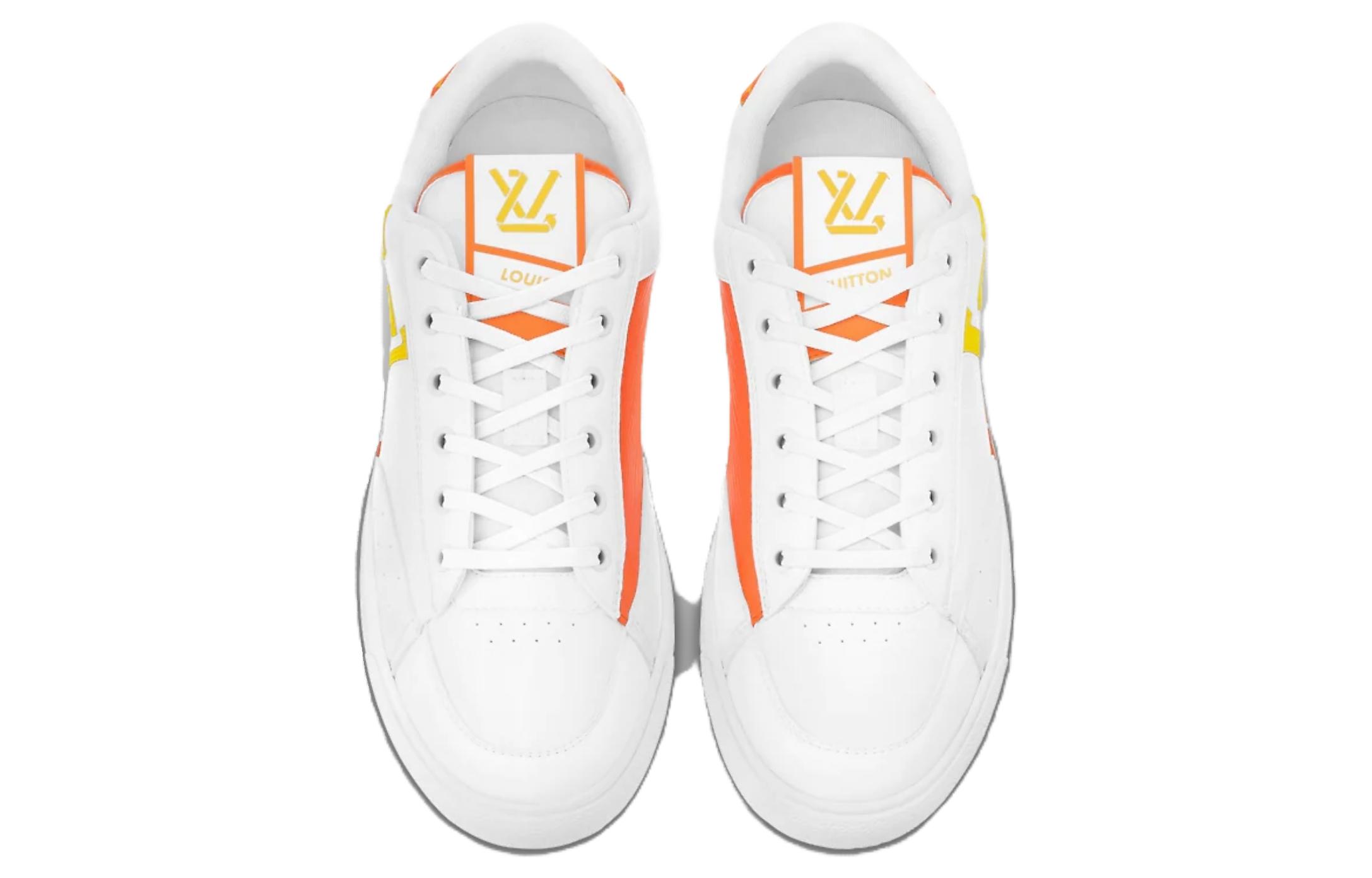 Shop Louis Vuitton Charlie Sneakers 'Putih Oranye' 1AA4BA