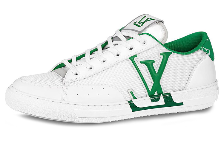 Louis Vuitton Charlie Sneakers 'White with Two Toned Green' 1ABM17