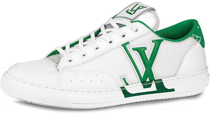 LOUIS VUITTON 查理 圓頭繫帶 低筒 板鞋 男款 白綠 Buy LOUIS VUITTON 查理 圓頭繫帶 低筒 板鞋 男款 白綠