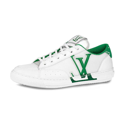 LV Charlie Sneakers 'White with Two Toned Green'