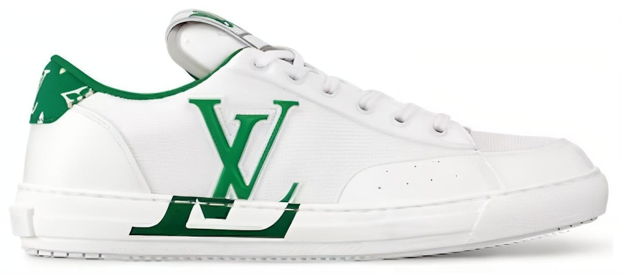 LOUIS VUITTON 查理 圓頭繫帶 低筒 板鞋 男款 白綠 Order LOUIS VUITTON 查理 圓頭繫帶 低筒 板鞋 男款 白綠